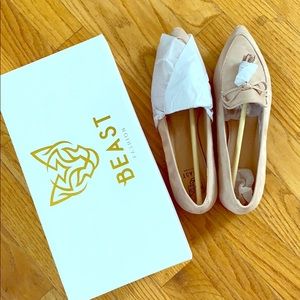 Brand New Nude Tassel Flats